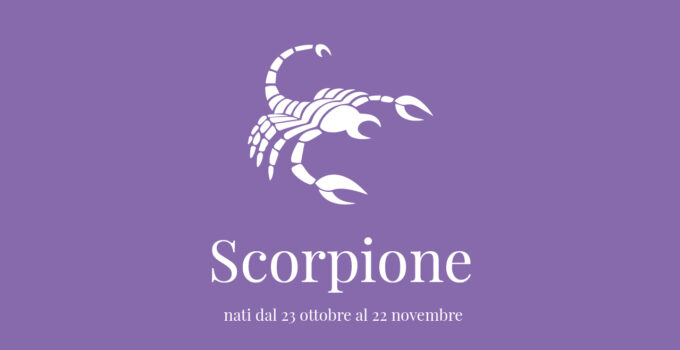 Oroscopo scorpione : immagine segno zodiacale dello scorpione